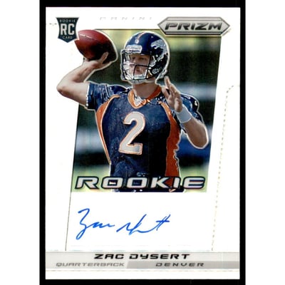 2013 Panini Prizm Autographs Prizms #299 Zac Dysert/99