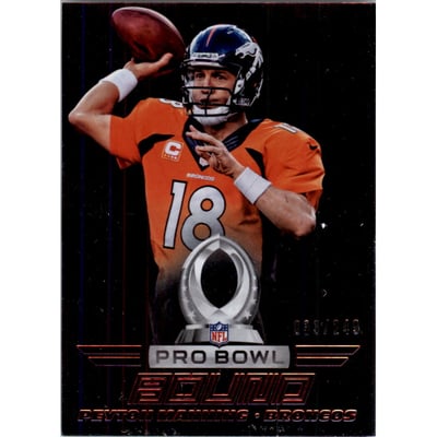 2014 Certified Pro Bowl Bound Red #2 Peyton Manning