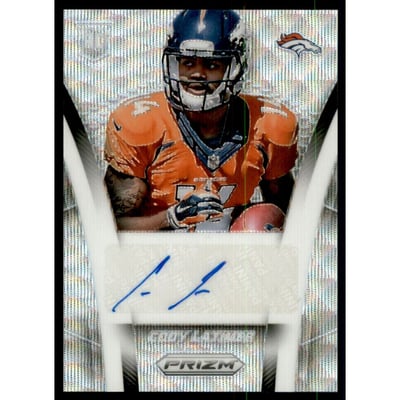 2014 Panini Prizm Rookie Autographs Prizms Light Blue Wave #ARCL Cody Latimer/75