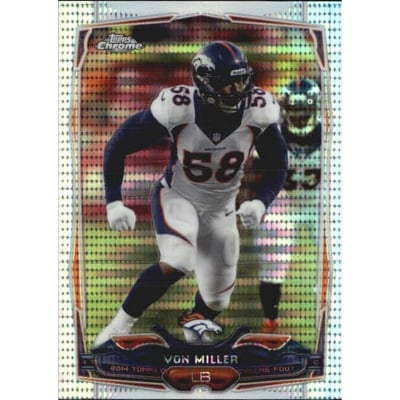 2014 Topps Chrome Mini Pulsar Refractors #108 Von Miller
