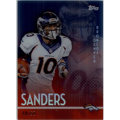 2015 Topps High Tek Low TEK Diffractors #LTDES Emmanuel Sanders