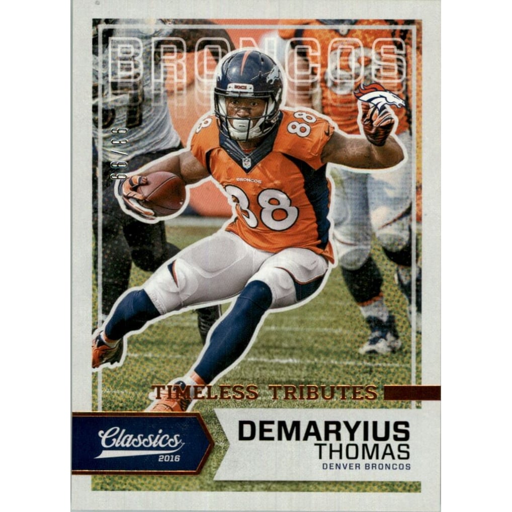 2016 Classics Timeless Tributes Bronze #49 Demaryius Thomas