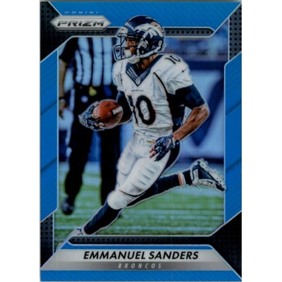 2016 Panini Prizm Prizms Light Blue #144 Emmanuel Sanders