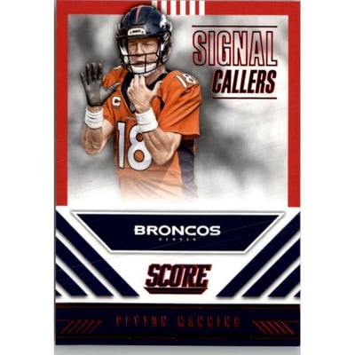 2016 Score Signal Callers Red #7 Peyton Manning