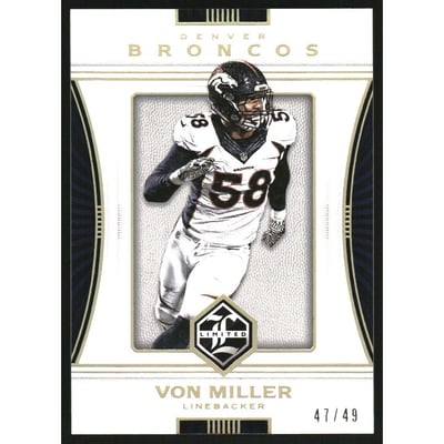 2017 Limited Gold Spotlight #39 Von Miller