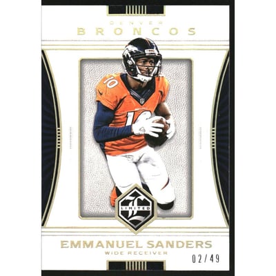 2017 Limited Gold Spotlight #40 Emmanuel Sanders