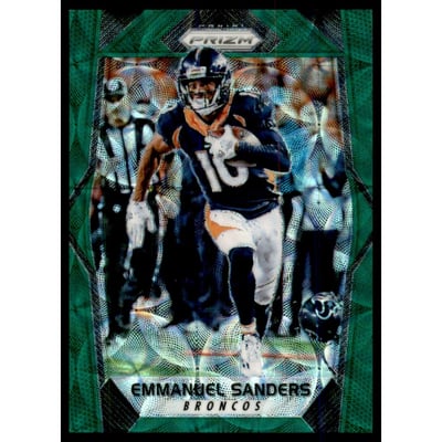 2017 Panini Prizm Prizms Green Scope #17 Emmanuel Sanders