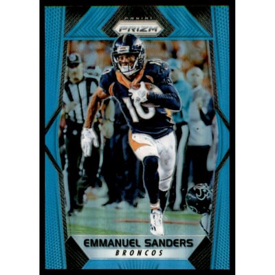 2017 Panini Prizm Prizms Light Blue #17 Emmanuel Sanders