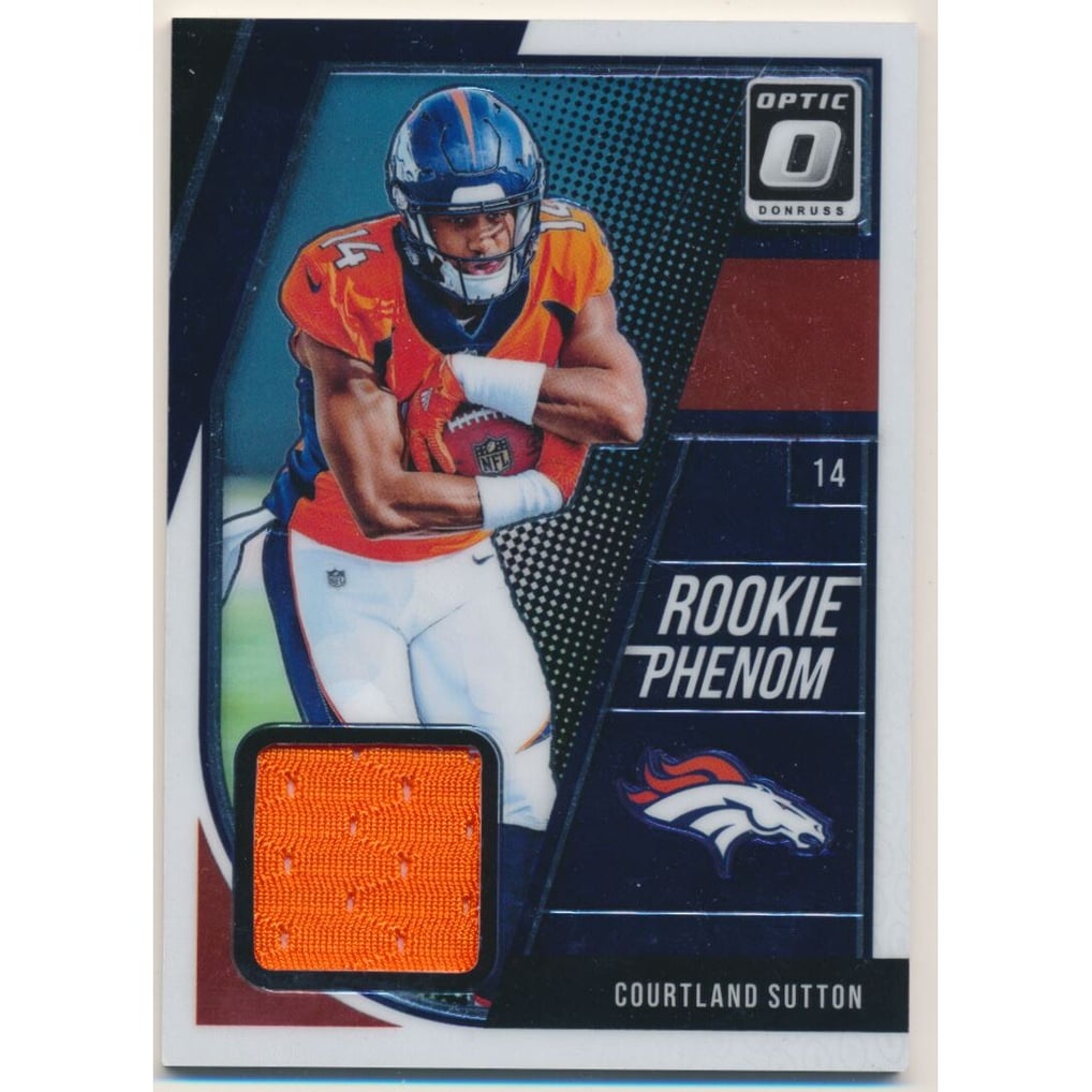 2018 Donruss Optic Rookie Phenoms Jerseys #13 Courtland Sutton