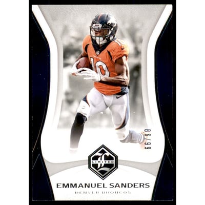 2018 Limited Silver Spotlight #30 Emmanuel Sanders