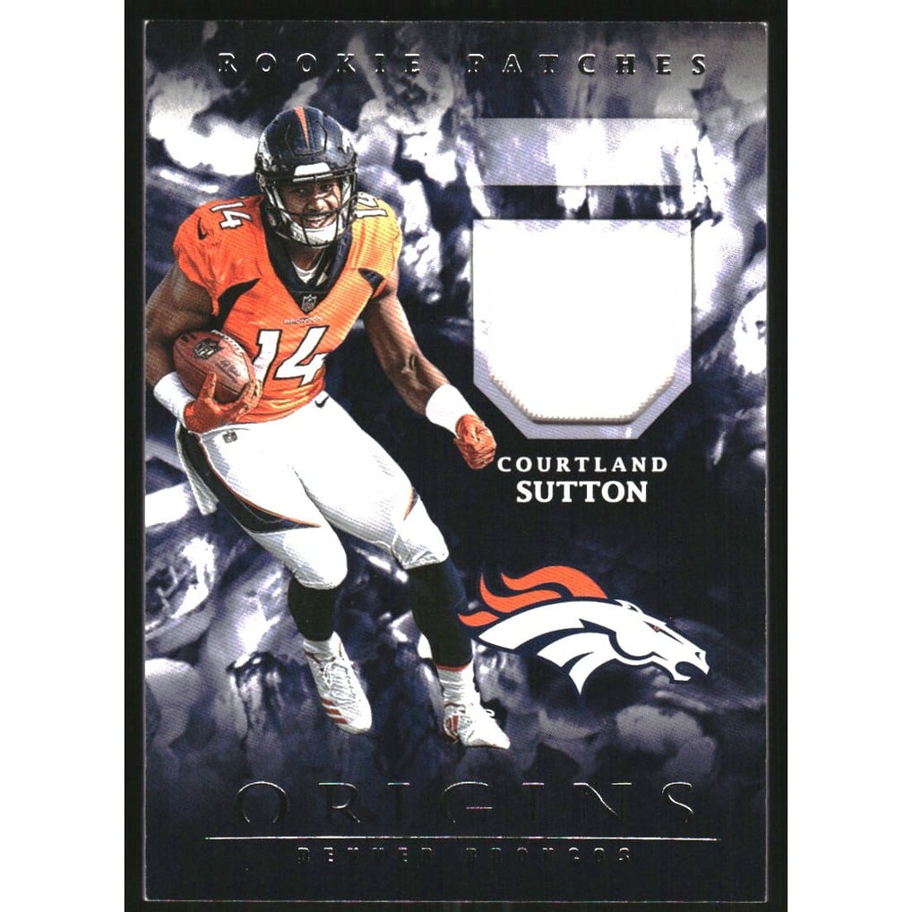 2018 Panini Origins Rookie Patches #7 Courtland Sutton