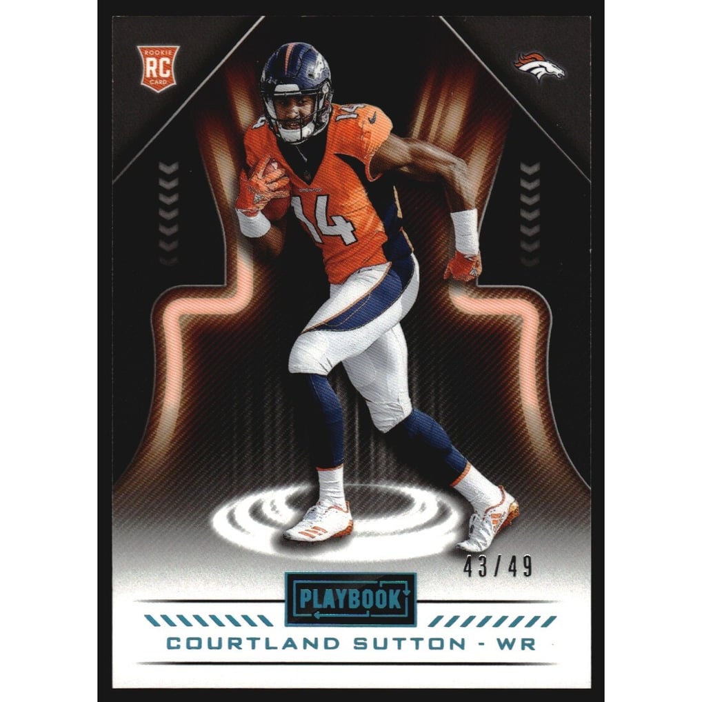 2018 Panini Playbook Platinum #129 Courtland Sutton