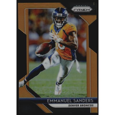 2018 Panini Prizm Prizms Orange #139 Emmanuel Sanders