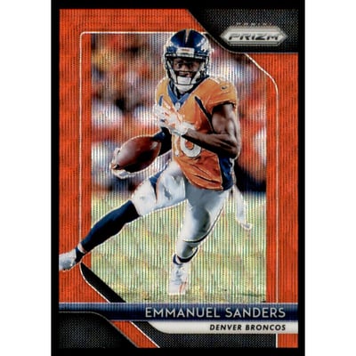 2018 Panini Prizm Prizms Red Wave #139 Emmanuel Sanders