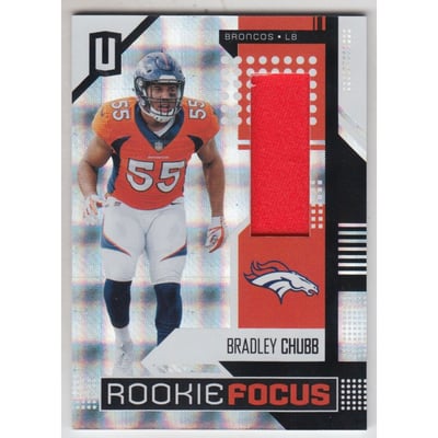 2018 Panini Unparalleled Rookie Focus Memorabilia #2 Bradley Chubb