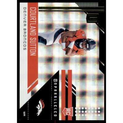 2018 Panini Unparalleled Superplaid #223 Courtland Sutton