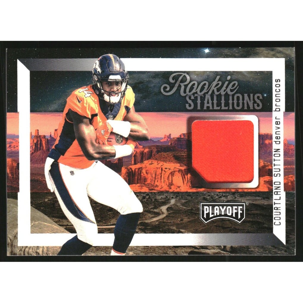 2018 Playoff Rookie Stallions Jerseys #15 Courtland Sutton