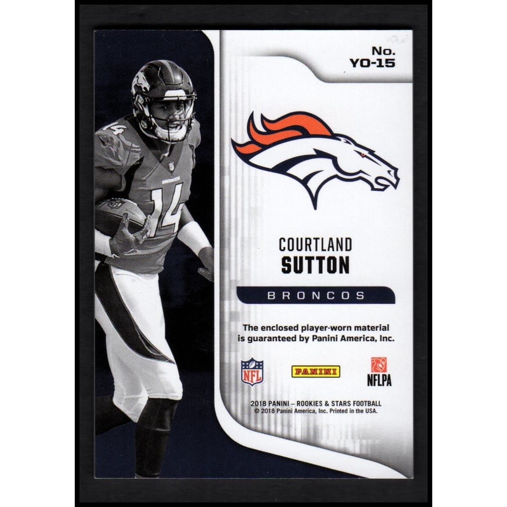 2018 Rookies and Stars Year One Jerseys #15 Courtland Sutton