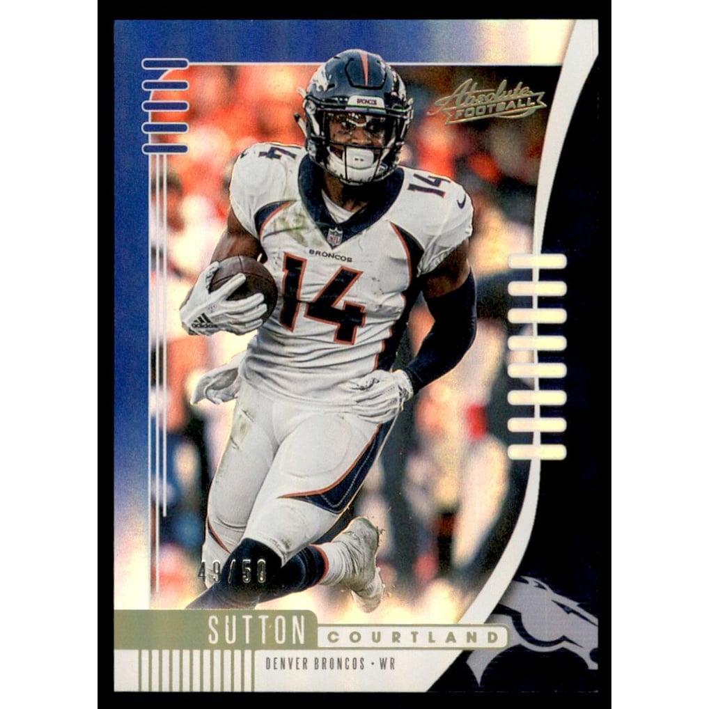 2019 Absolute Spectrum Blue #47 Courtland Sutton