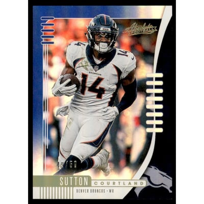 2019 Absolute Spectrum Blue #47 Courtland Sutton