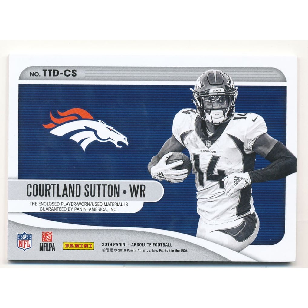 2019 Absolute Tools of the Trade Dual Materials #25 Courtland Sutton