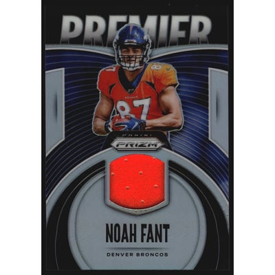 2019 Panini Prizm Premier Jerseys #30 Noah Fant