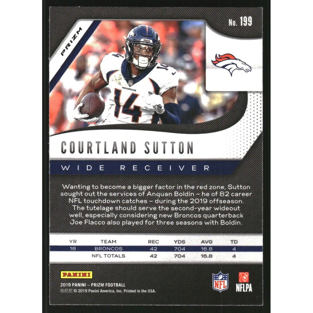 2019 Panini Prizm Prizms #199 Courtland Sutton