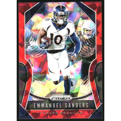 2019 Panini Prizm Prizms Red Ice #200 Emmanuel Sanders
