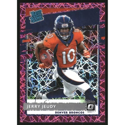 2020 Donruss Optic Pink Velocity #157 Jerry Jeudy RR