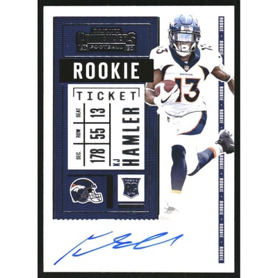 2020 Panini Contenders #119B K.J. Hamler AU SP/243*
