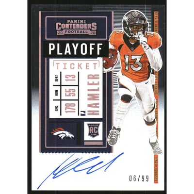 2020 Panini Contenders Playoff Ticket #119A K.J. Hamler AU/99