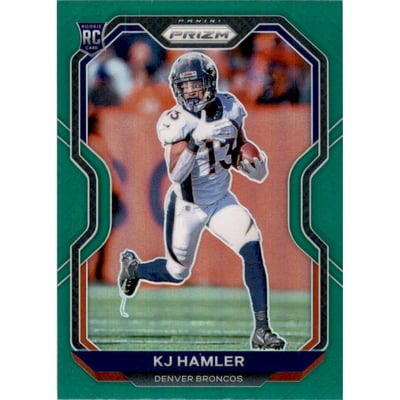 2020 Panini Prizm Prizms Green #315 K.J. Hamler