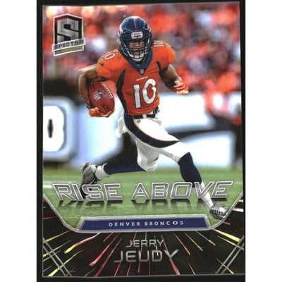 2020 Panini Spectra Rise Above Hyper #4 Jerry Jeudy