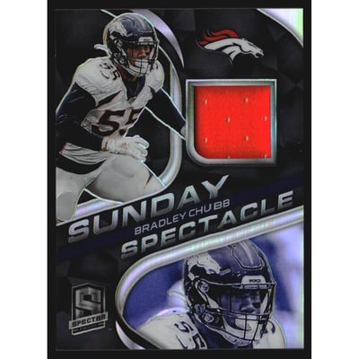 2020 Panini Spectra Sunday Spectacle Materials #26 Bradley Chubb