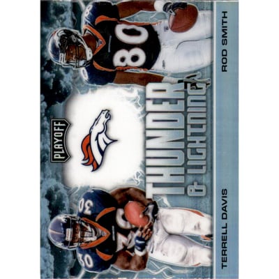 2020 Playoff Thunder and Lightning Silver #12 Rod Smith/Terrell Davis