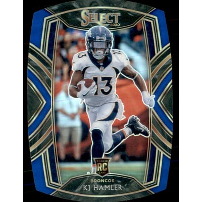 2020 Select Prizm Blue Die Cut #267 K.J. Hamler