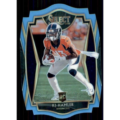 2020 Select Prizm Light Blue Die Cut #167 K.J. Hamler