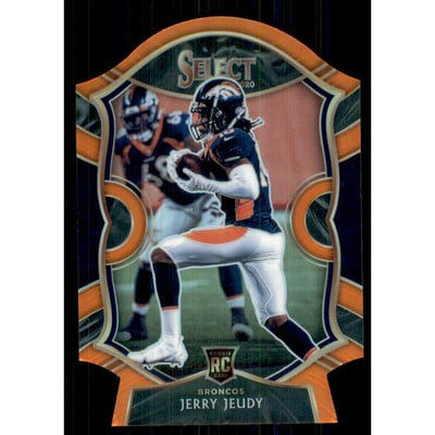 2020 Select Prizm Orange Die Cut #56 Jerry Jeudy