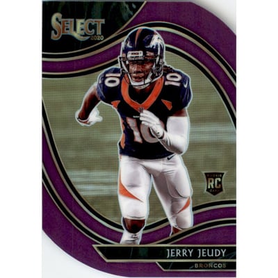 2020 Select Prizm Purple Die Cut #356 Jerry Jeudy