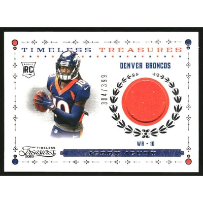 2020 Timeless Treasures Jerseys #14 Jerry Jeudy/399