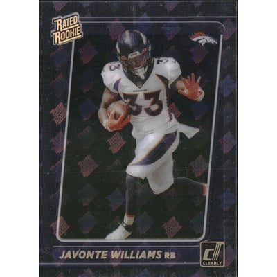 2021 Clearly Donruss Holo RR Logo #75 Javonte Williams RR