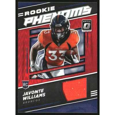 2021 Donruss Optic Rookie Phenoms Jerseys #15 Javonte Williams