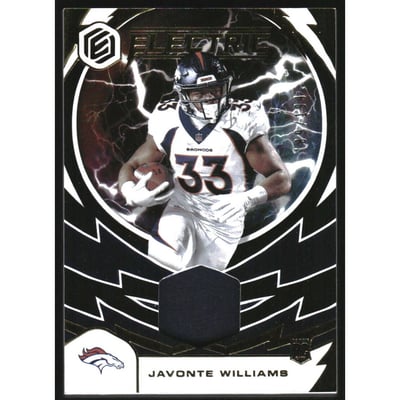 2021 Panini Elements Electric Jerseys #15 Javonte Williams