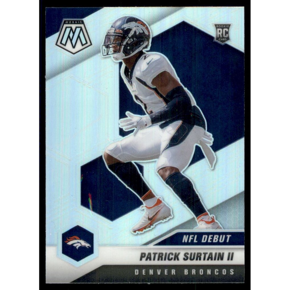 2021 Panini Mosaic Silver #256 Patrick Surtain II DEB