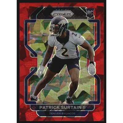 2021 Panini Prizm Prizms Red Ice #374 Patrick Surtain II