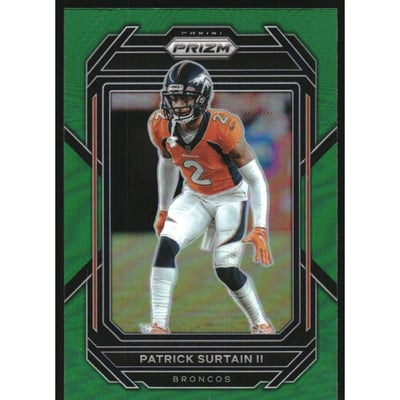 2022 Panini Prizm Prizms Green #92 Patrick Surtain II