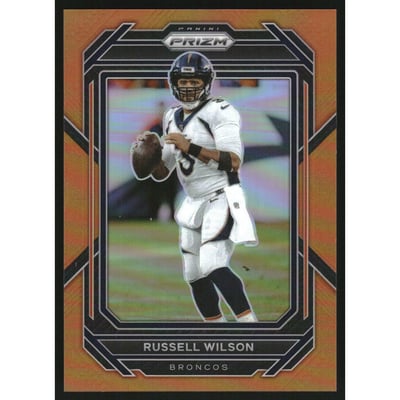 2022 Panini Prizm Prizms Orange #86 Russell Wilson