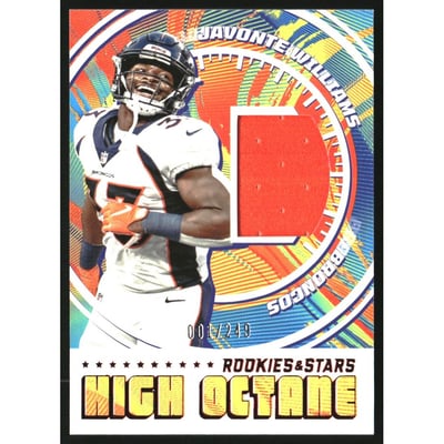 2022 Rookies and Stars High Octane Memorabilia #18 Javonte Williams/249