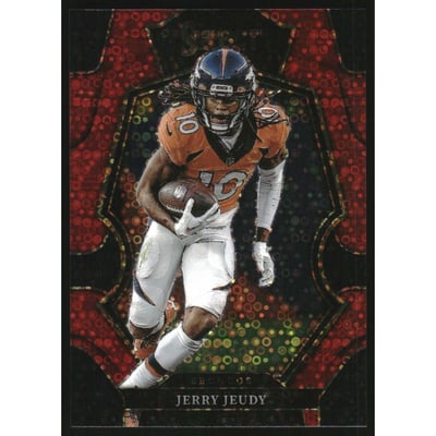 2022 Select Prizm Red Disco #132 Jerry Jeudy