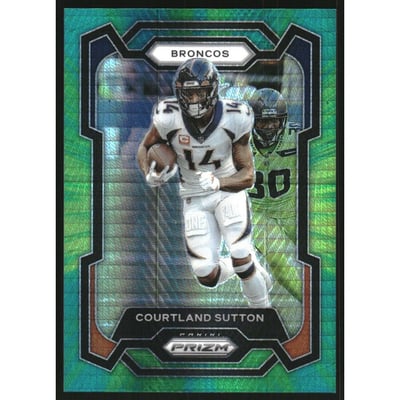 2023 Panini Prizm Prizms Hyper #85 Courtland Sutton